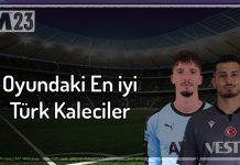 FM23 En iyi Türk Kaleciler Listesi