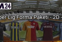 FM24 Süper Lig Forma Paketi 2D ve 3D