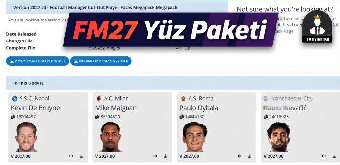 FM27 yüz paketi indir